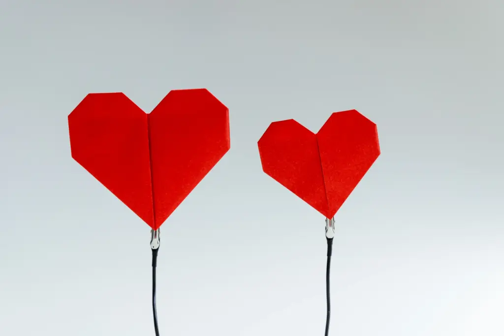 origami red heart | origami ok