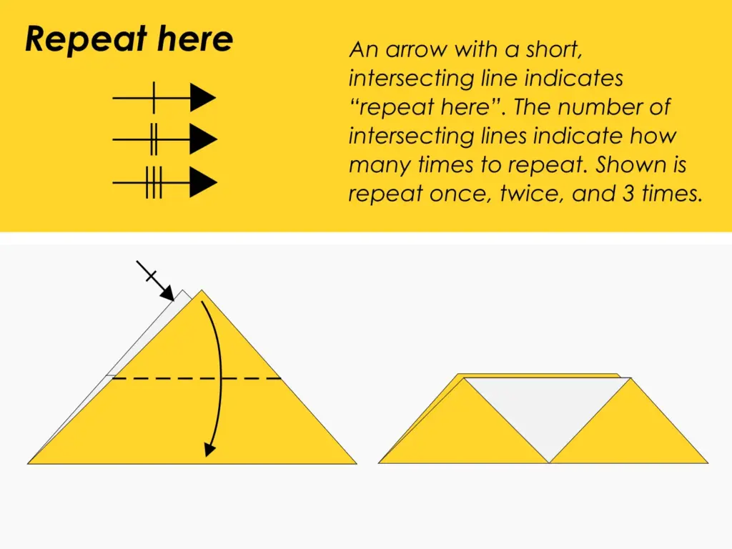 Repeat arrow | Origami OK 