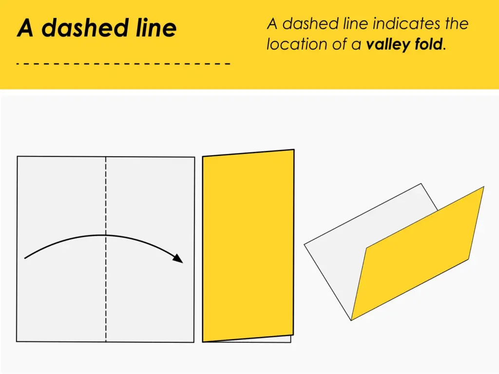 dashed line | origami ok
