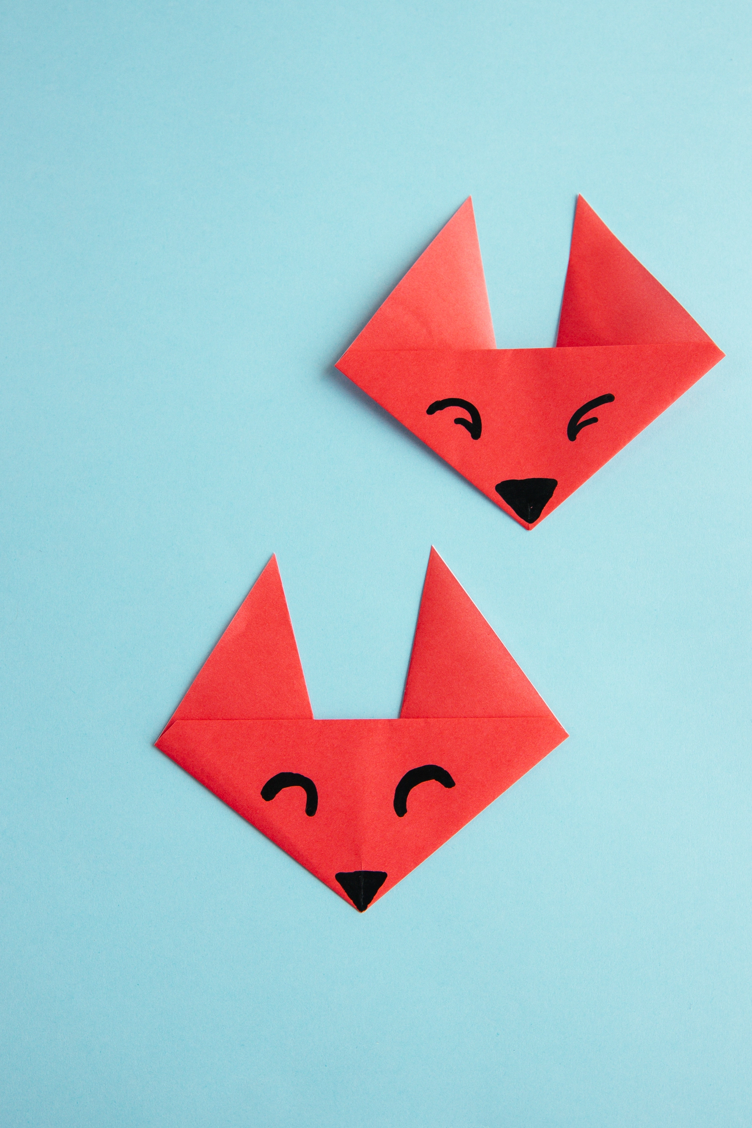 origami fox face | Origami Ok