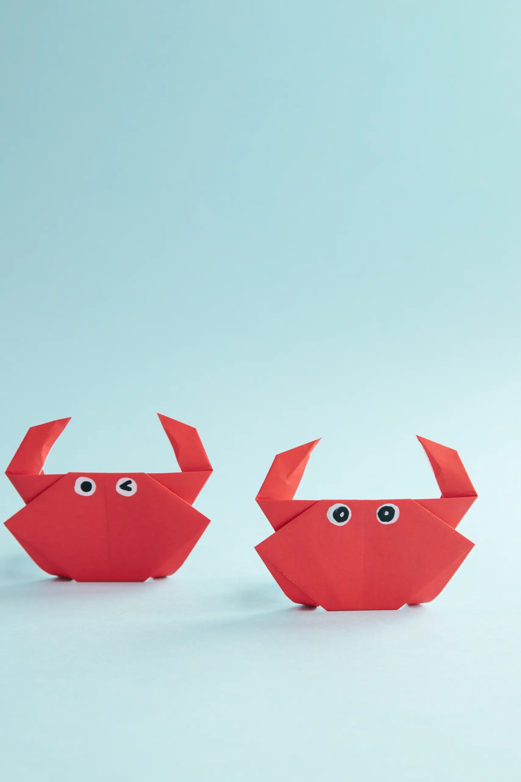 origami crab face | Origami Ok 