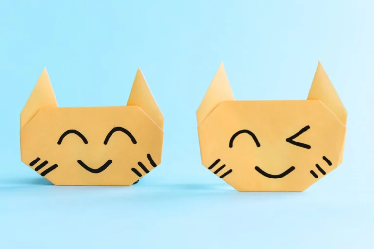 Easy Origami Cat Face