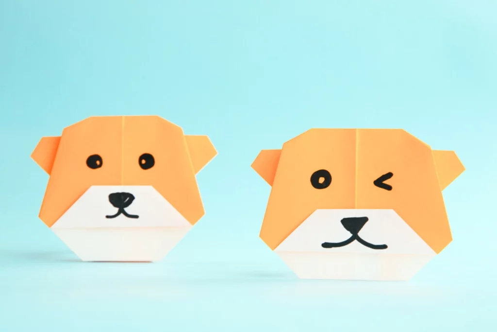 Origami Bear Face | Origamiok