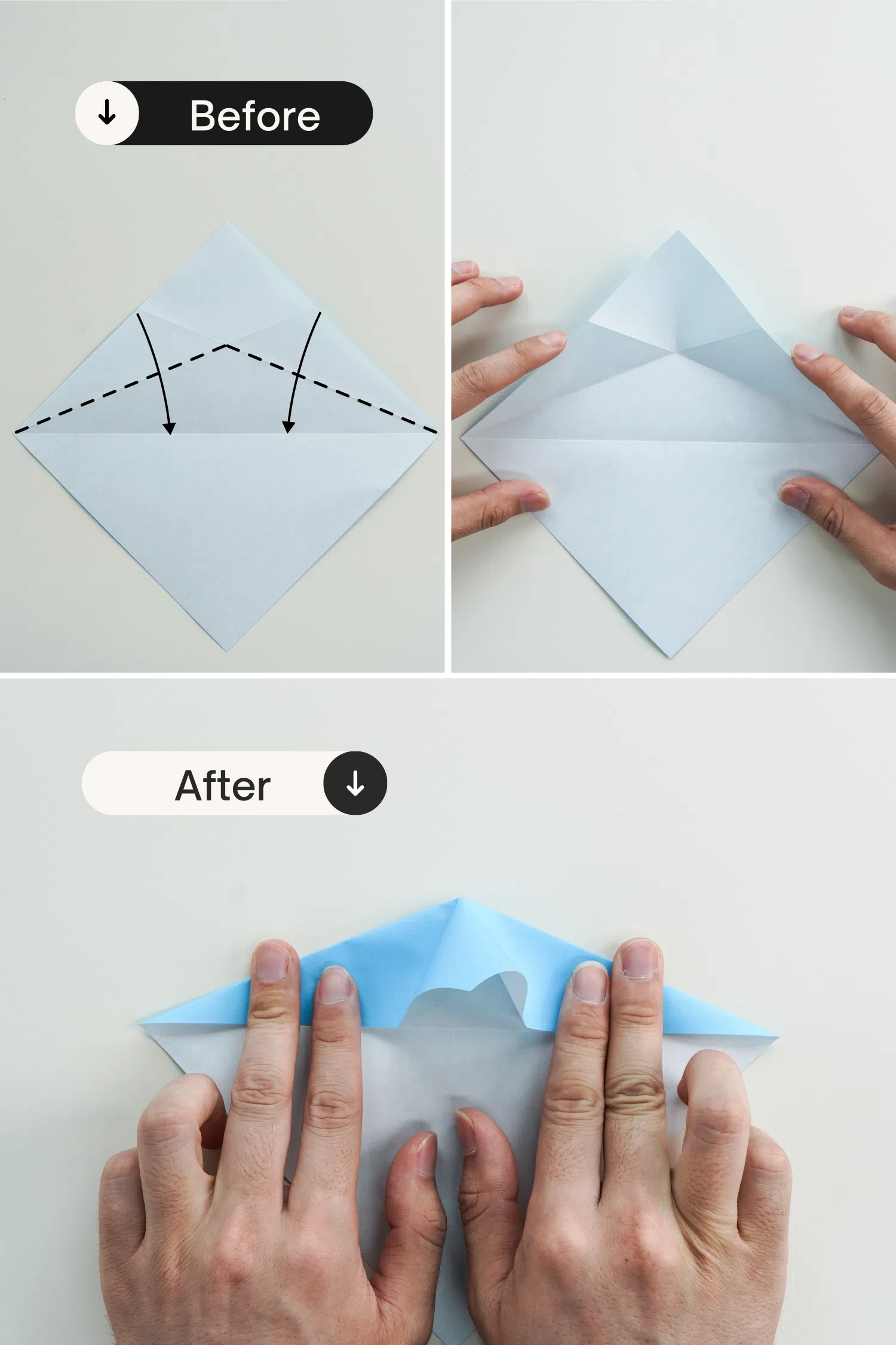 Rabbit Ear Fold | Origami Ok
