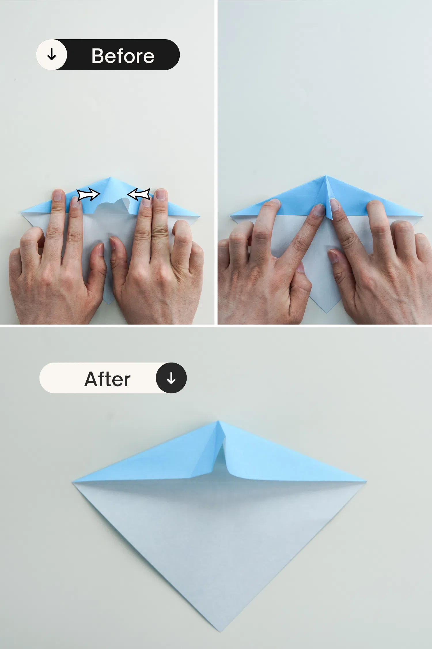 Rabbit Ear Fold | Origami Ok