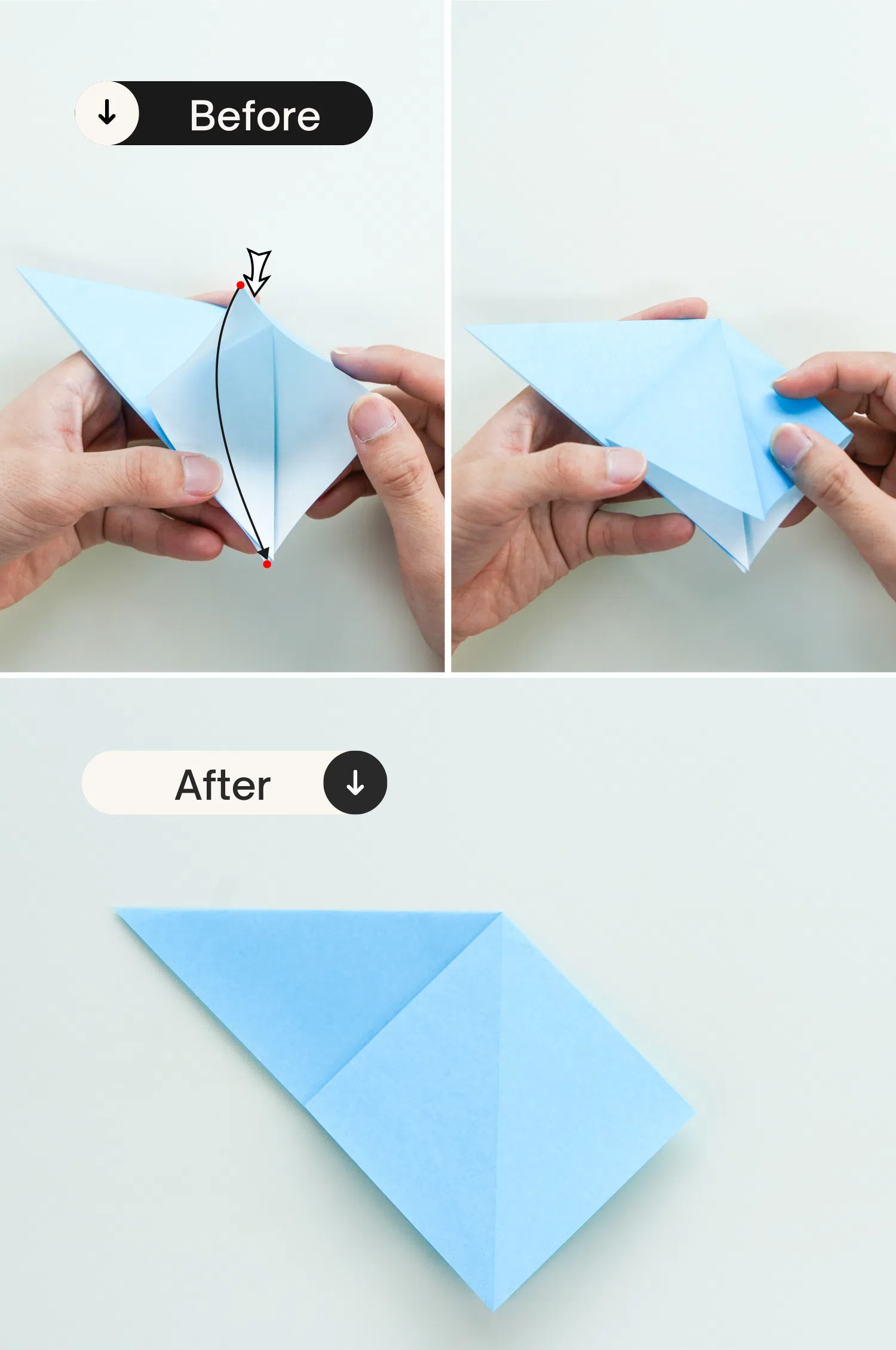 Squash fold | Origami Ok