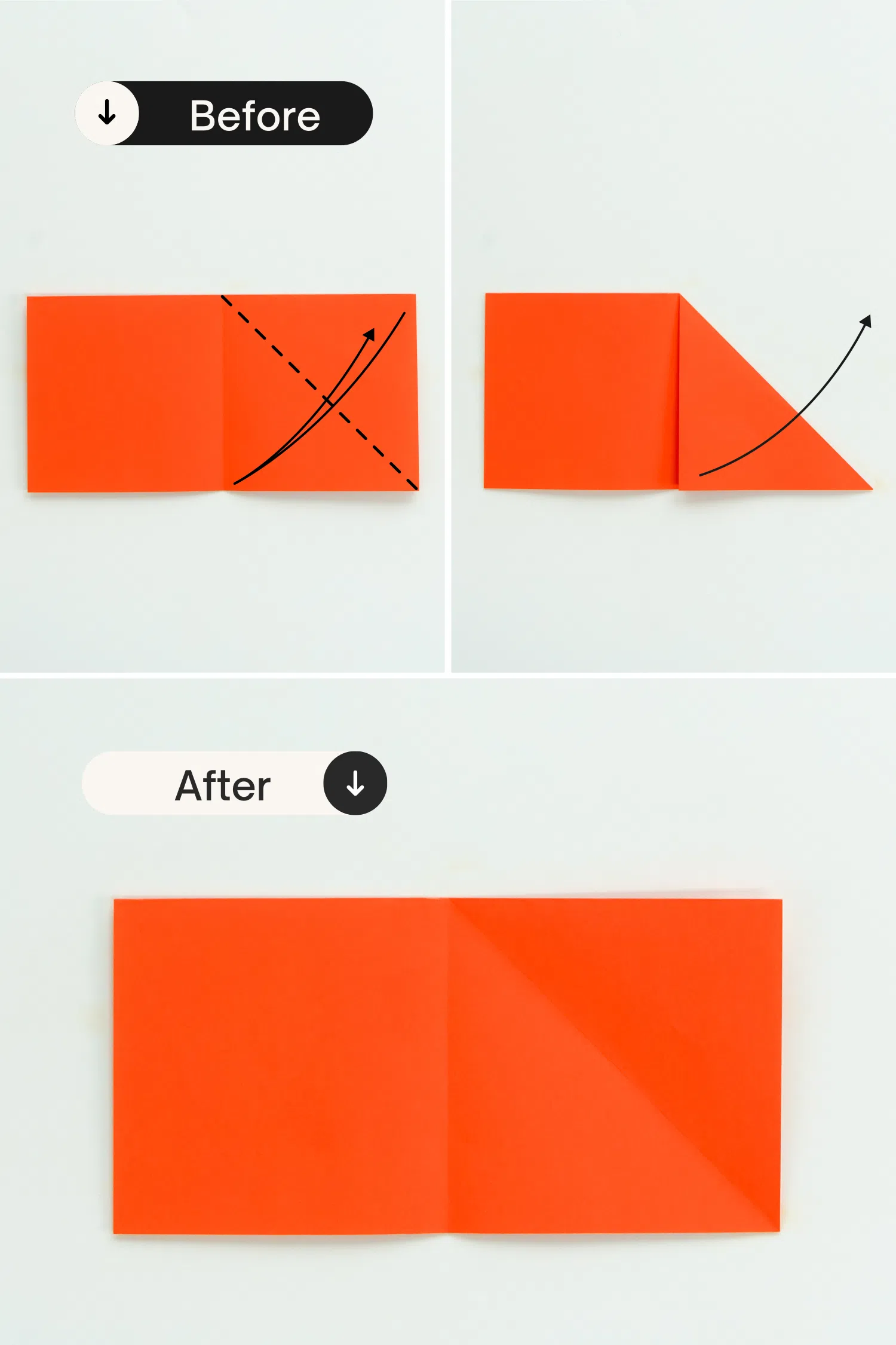 Square fold example 2 |origami ok