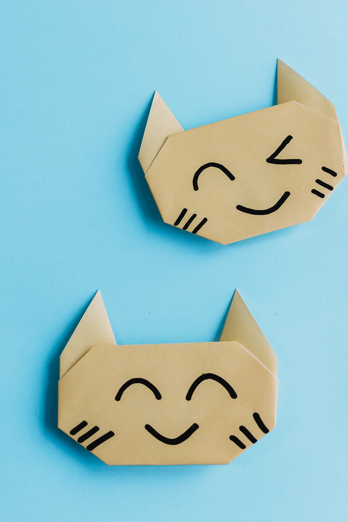 origami cat face | origami ok