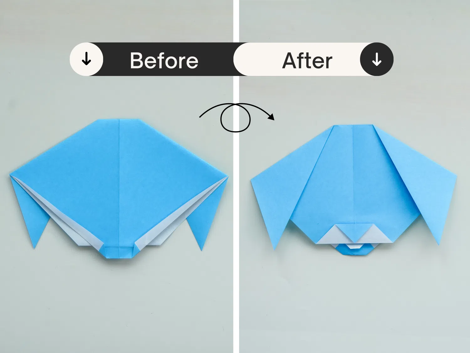 origami-dog-face