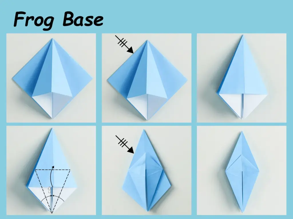 origami frog base |origami ok