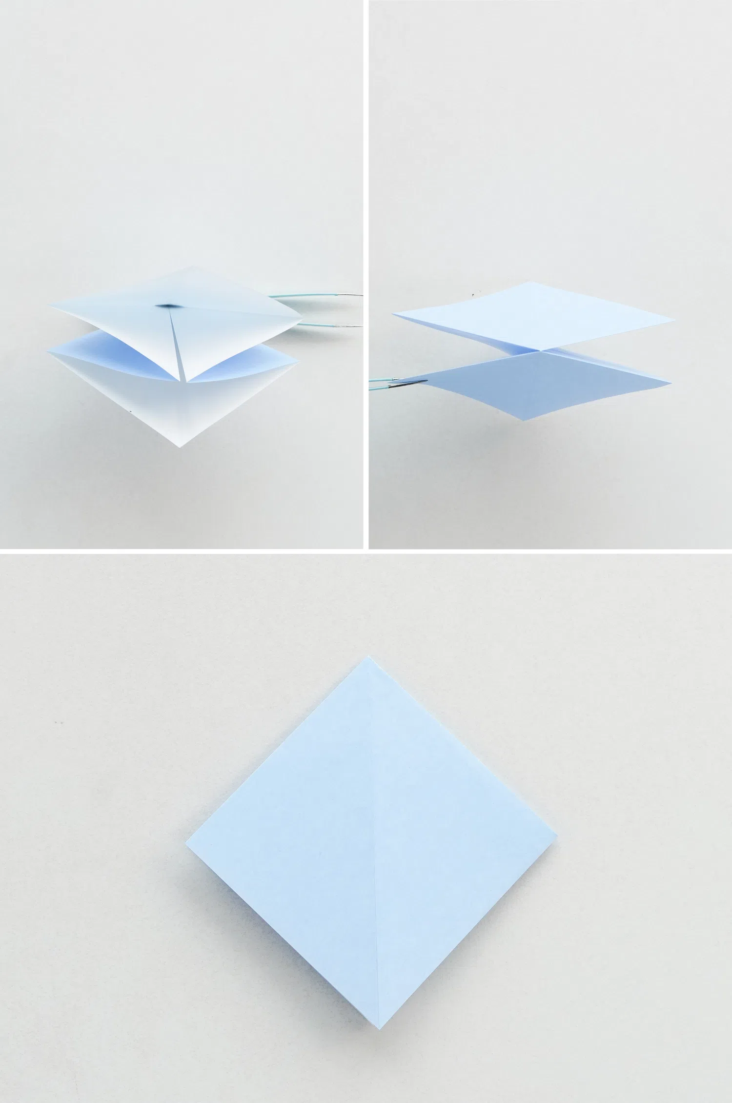 how to make origami square base | Origami Ok