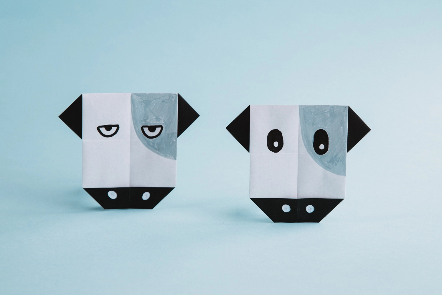 origami cow face | Origami Ok