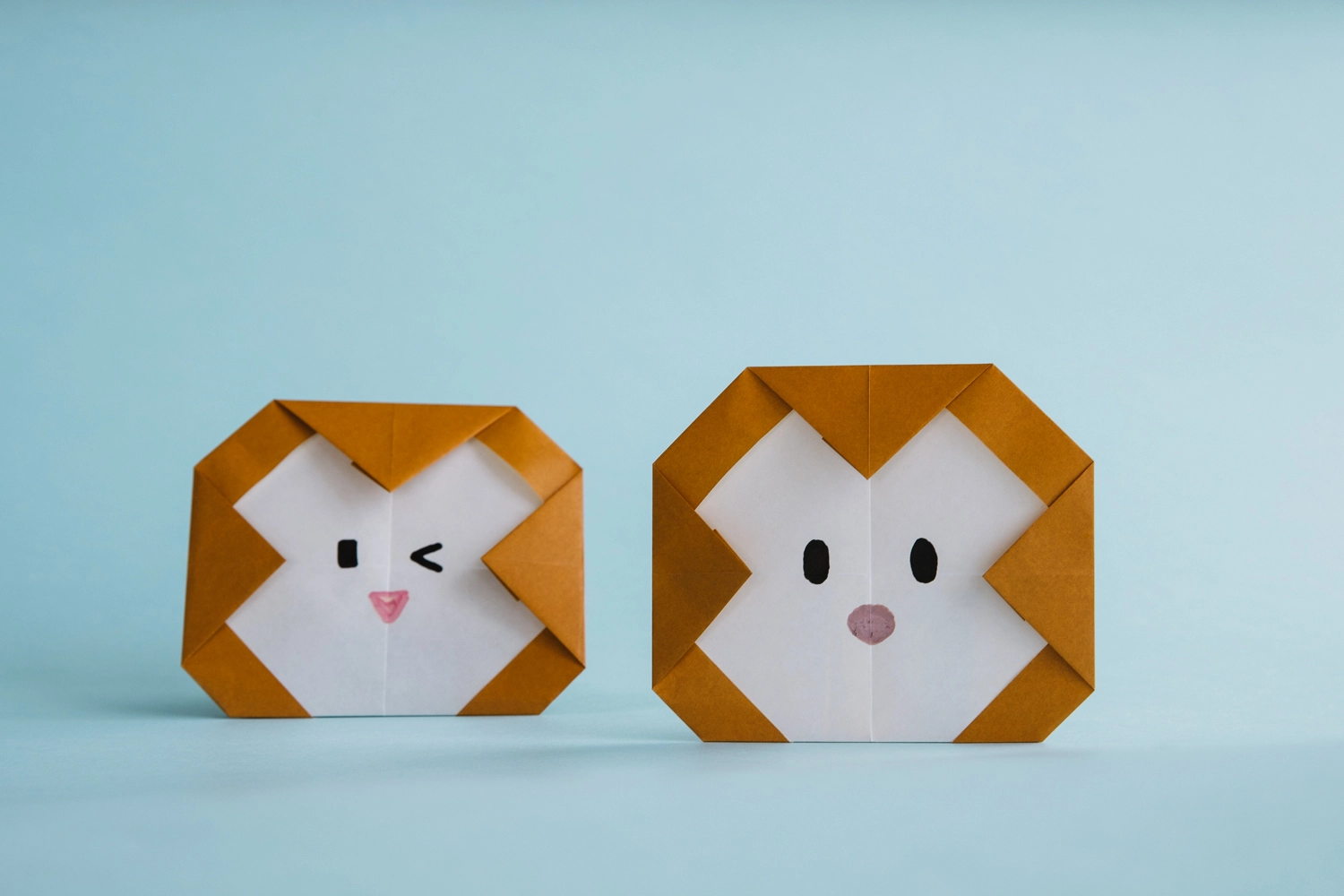 origami monkey face