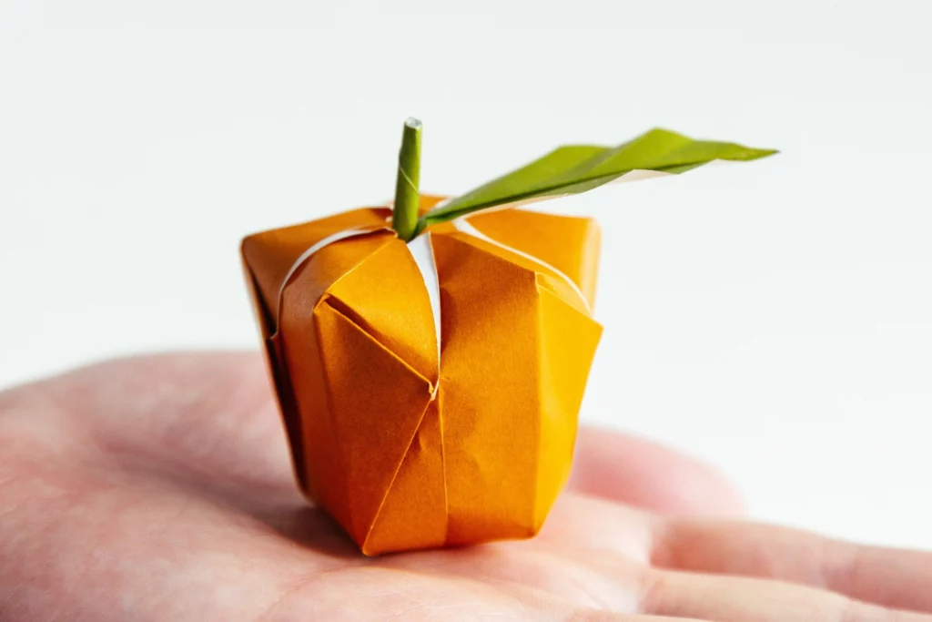 Origami Apple: Step-by-Step Instructions - OrigamiOK