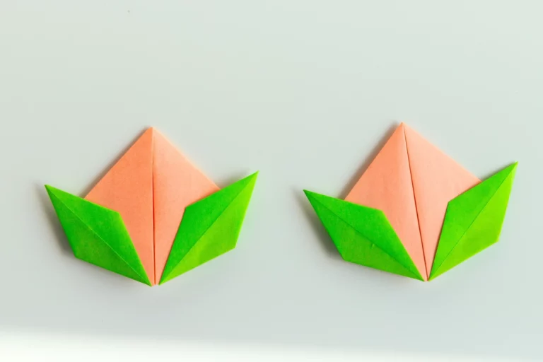 How to Make an Origami Peach
