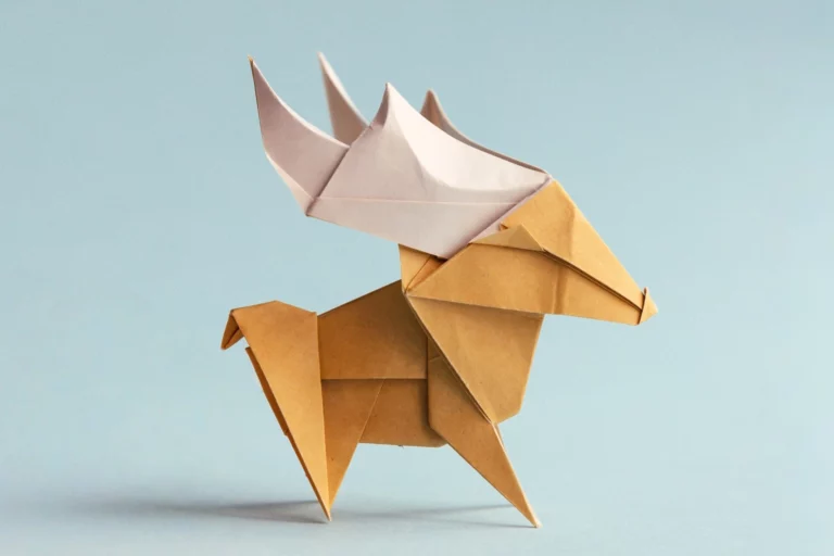 How to Fold an Origami Reindeer
