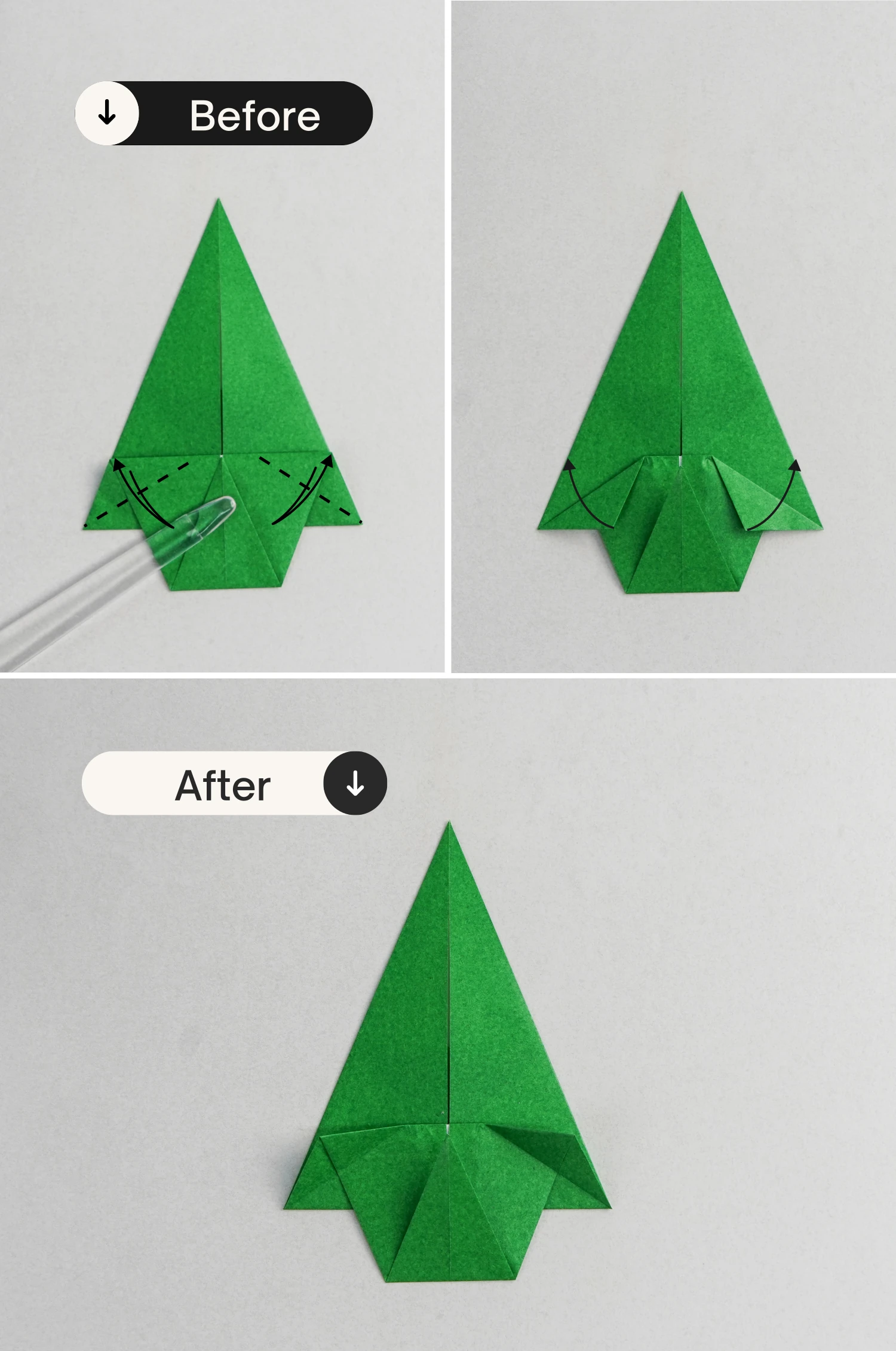 origami Christmas tree | Origami Ok