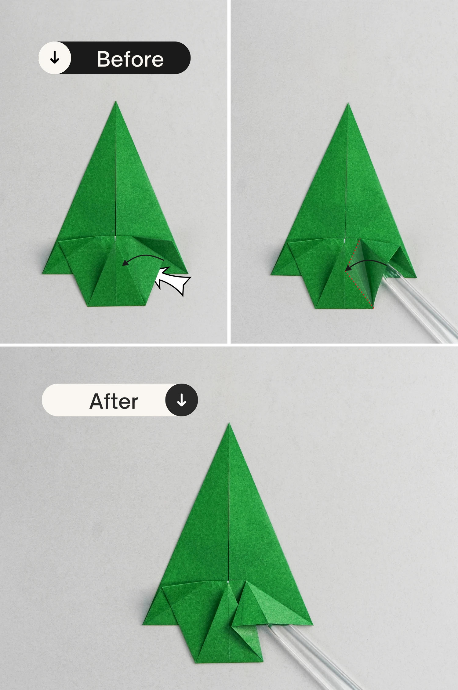 origami Christmas tree | Origami Ok