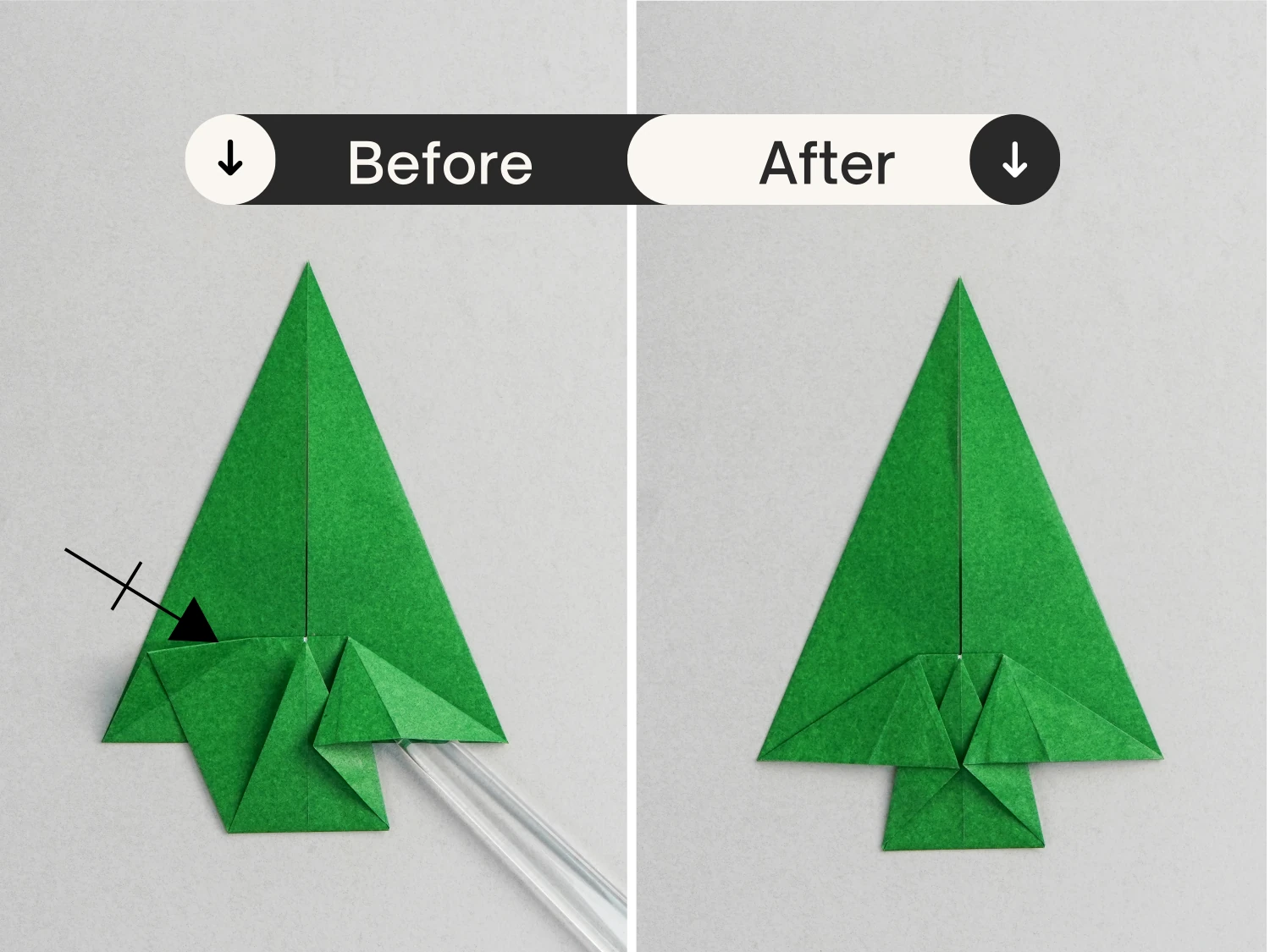 origami Christmas tree | Origami Ok