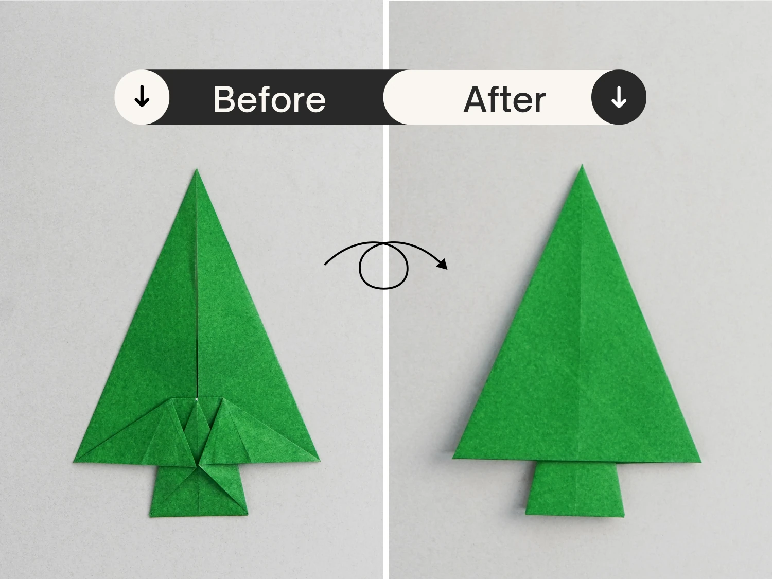 origami Christmas tree | Origami Ok