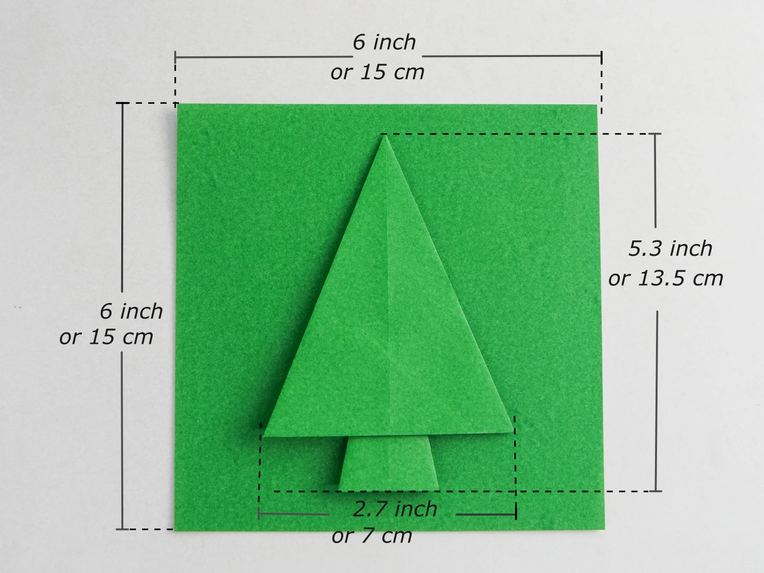 origami Christmas tree | Origami Ok