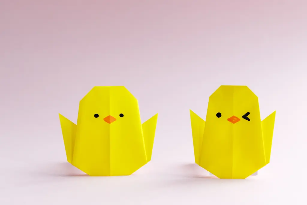origami cute chicken | Origami Ok 