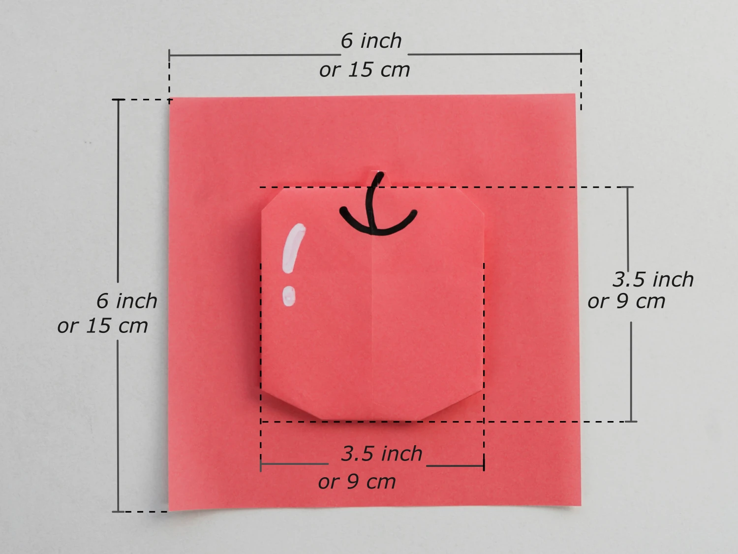 origami apple | Origami Ok
