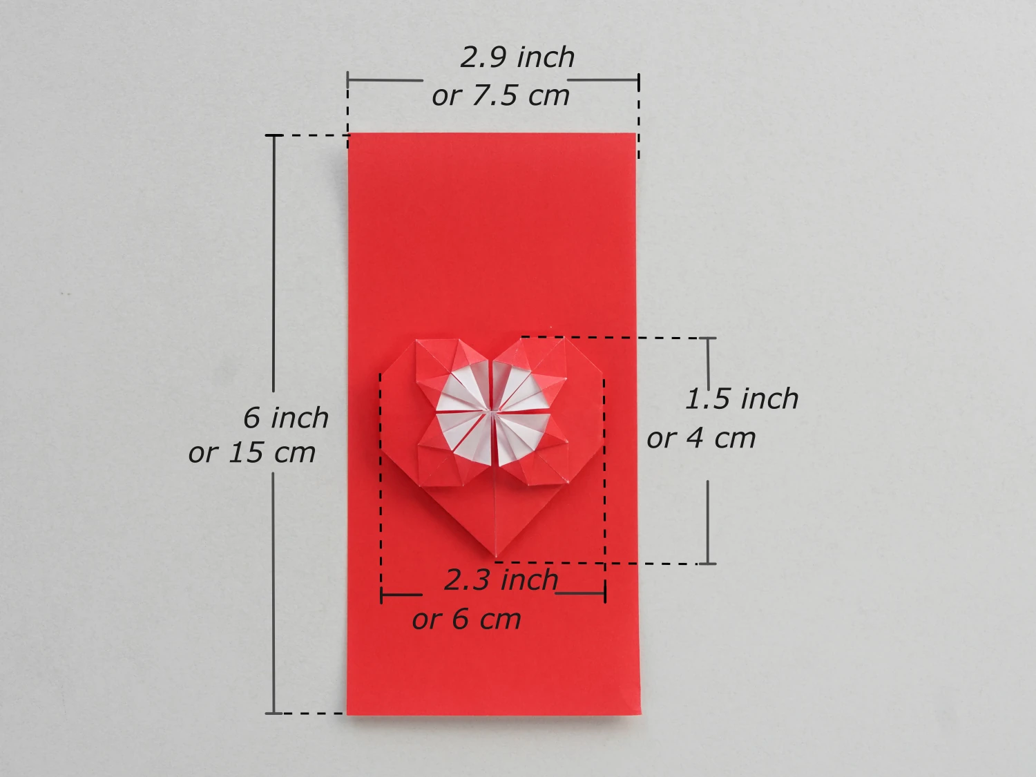 origami blossom heart | Origami Ok