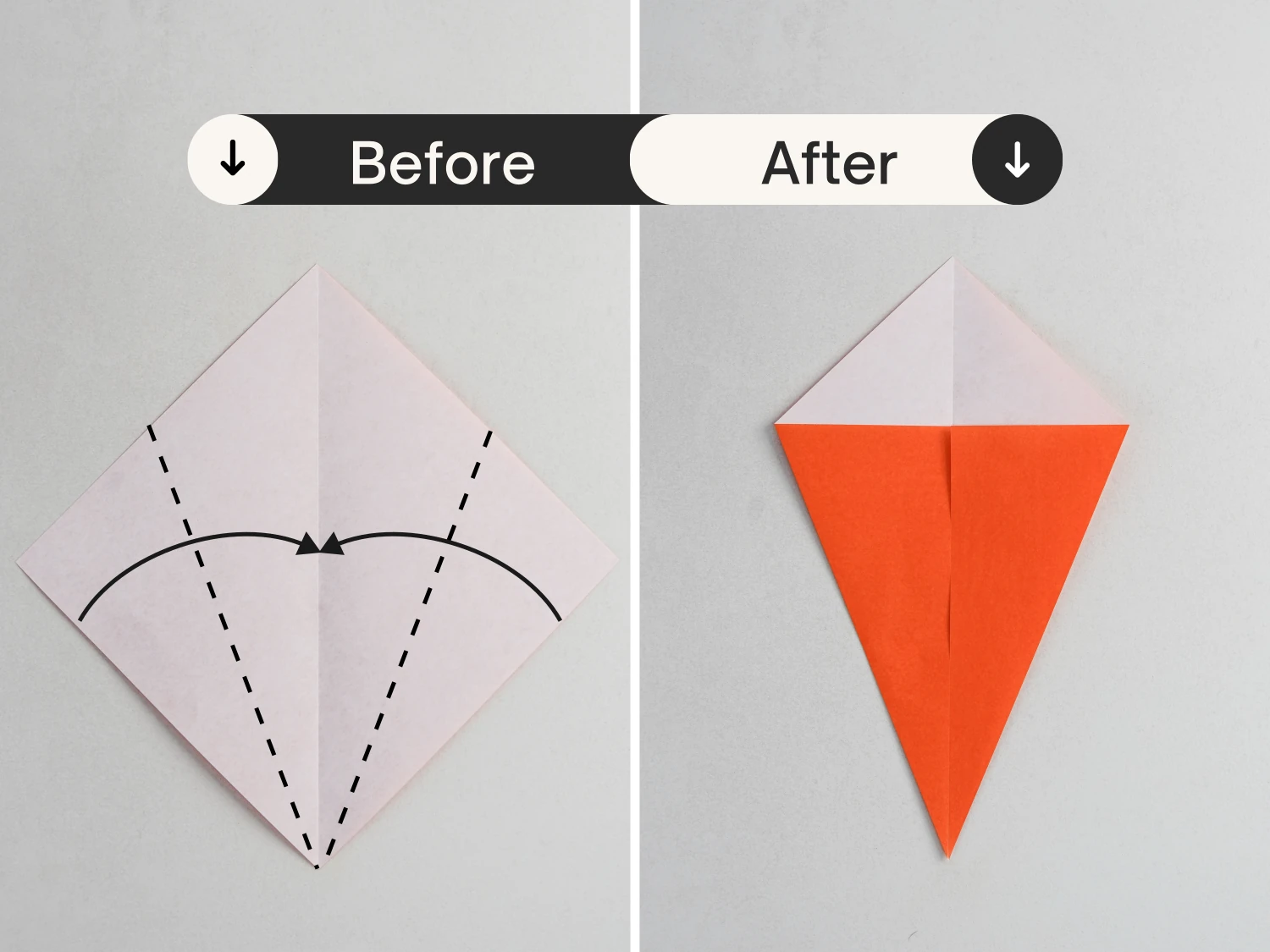 origami carrot | Origami Ok