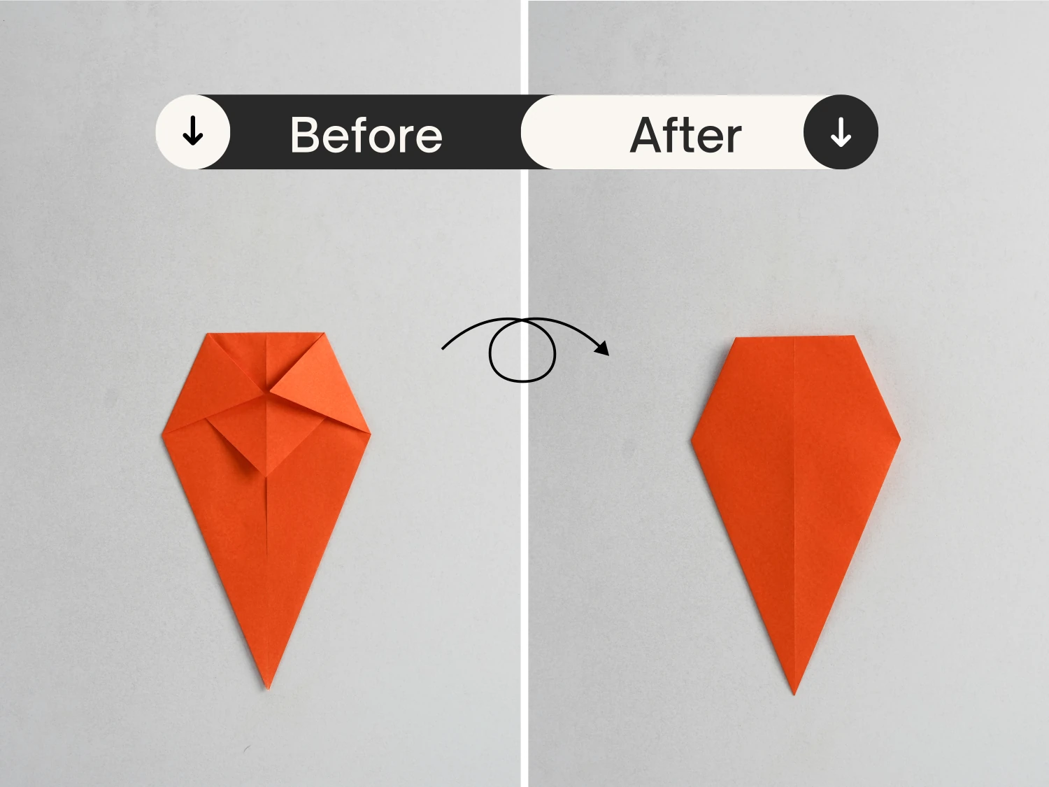 origami carrot | Origami Ok