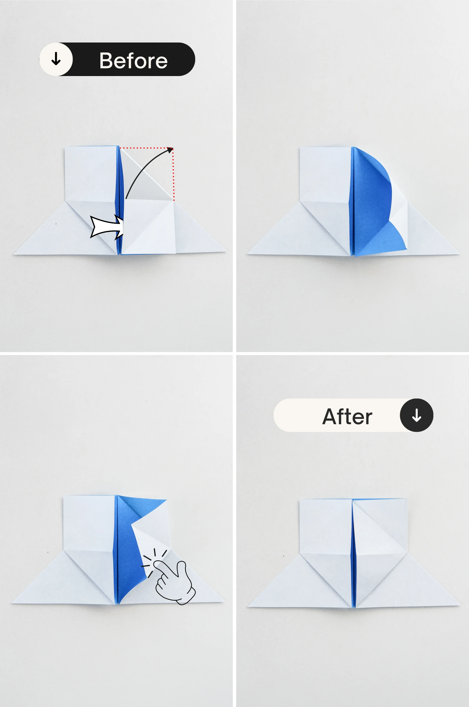 origami chair | Origami Ok