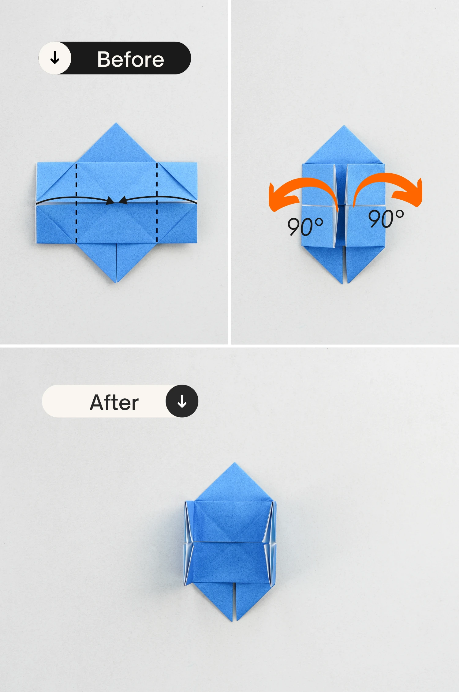 origami chair | Origami Ok