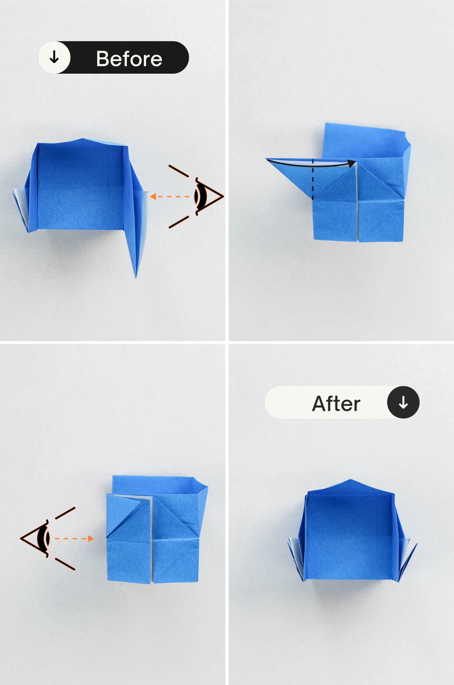 origami chair | Origami Ok