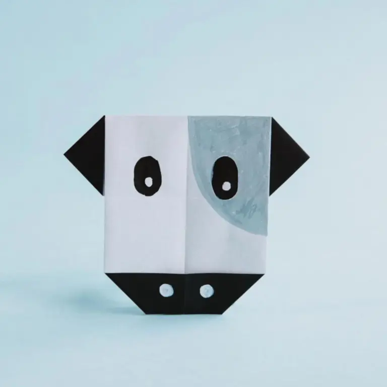 origami cow face | Origami Ok