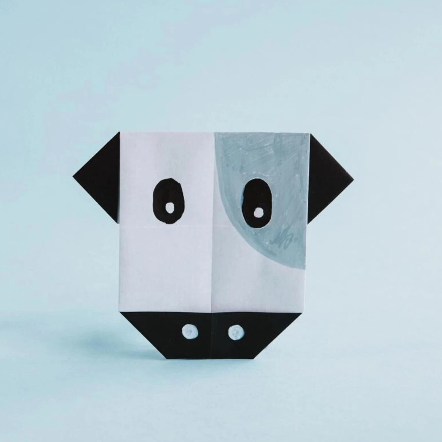 origami cow face | Origami Ok
