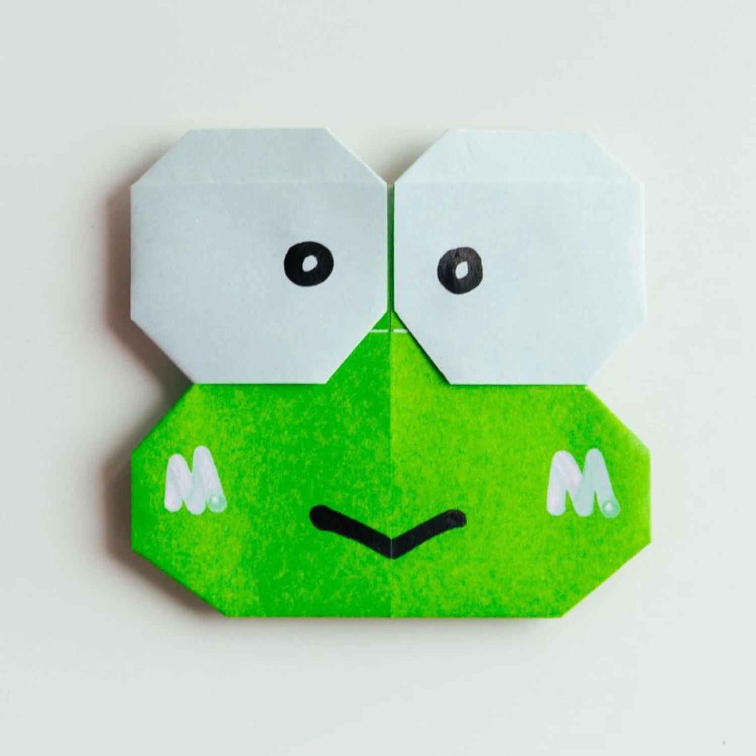 origami frog face | Origami Ok