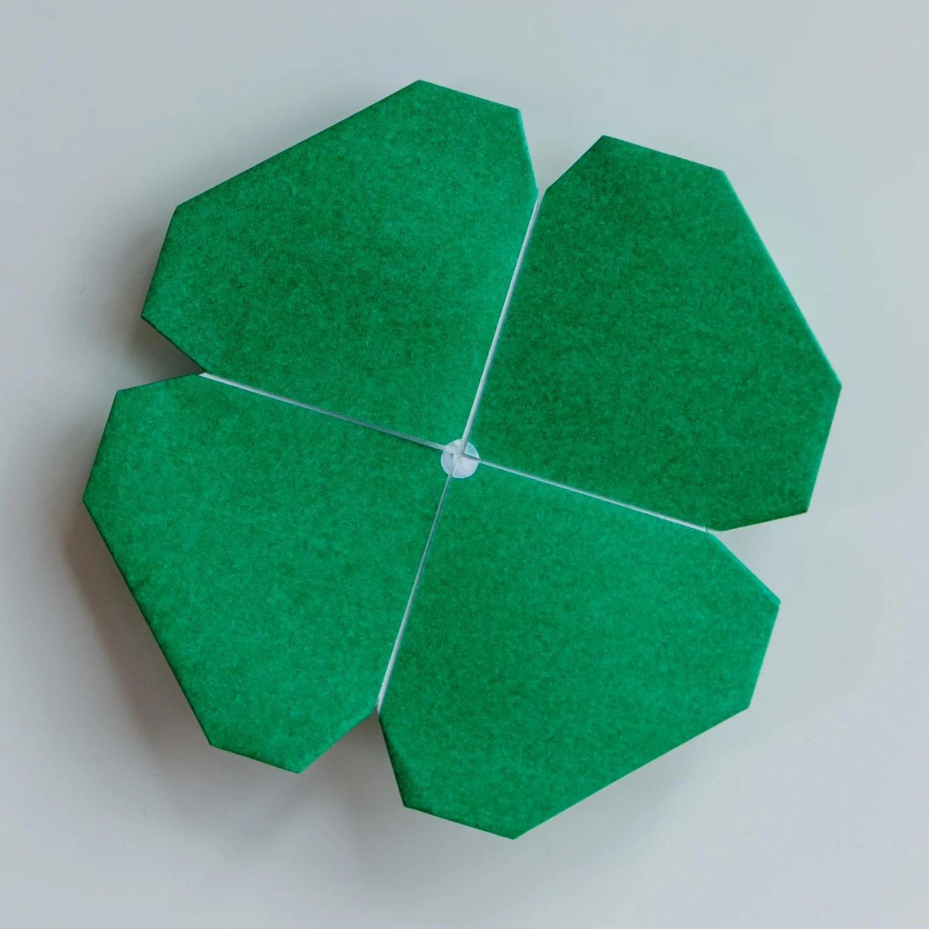 origami four leaf clover | Origami Ok