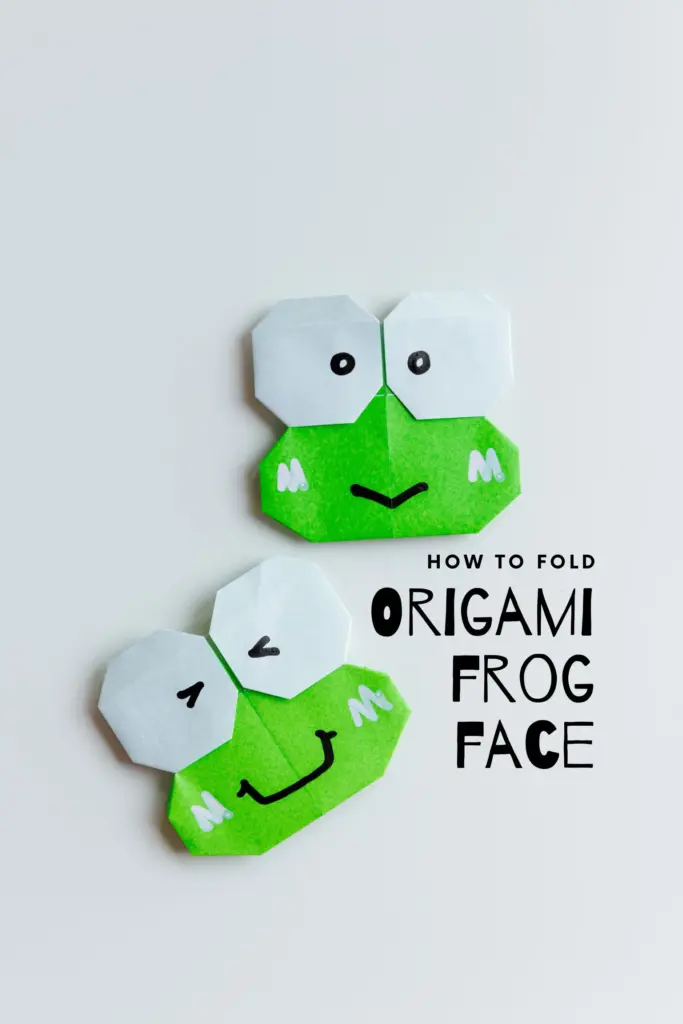 origami frog face | origamiok