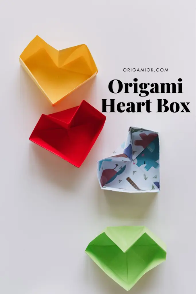 origami heart box | origamiok