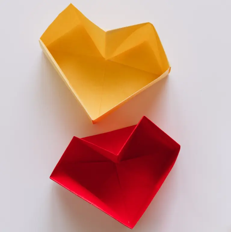 How to Make an Easy Origami Heart Box