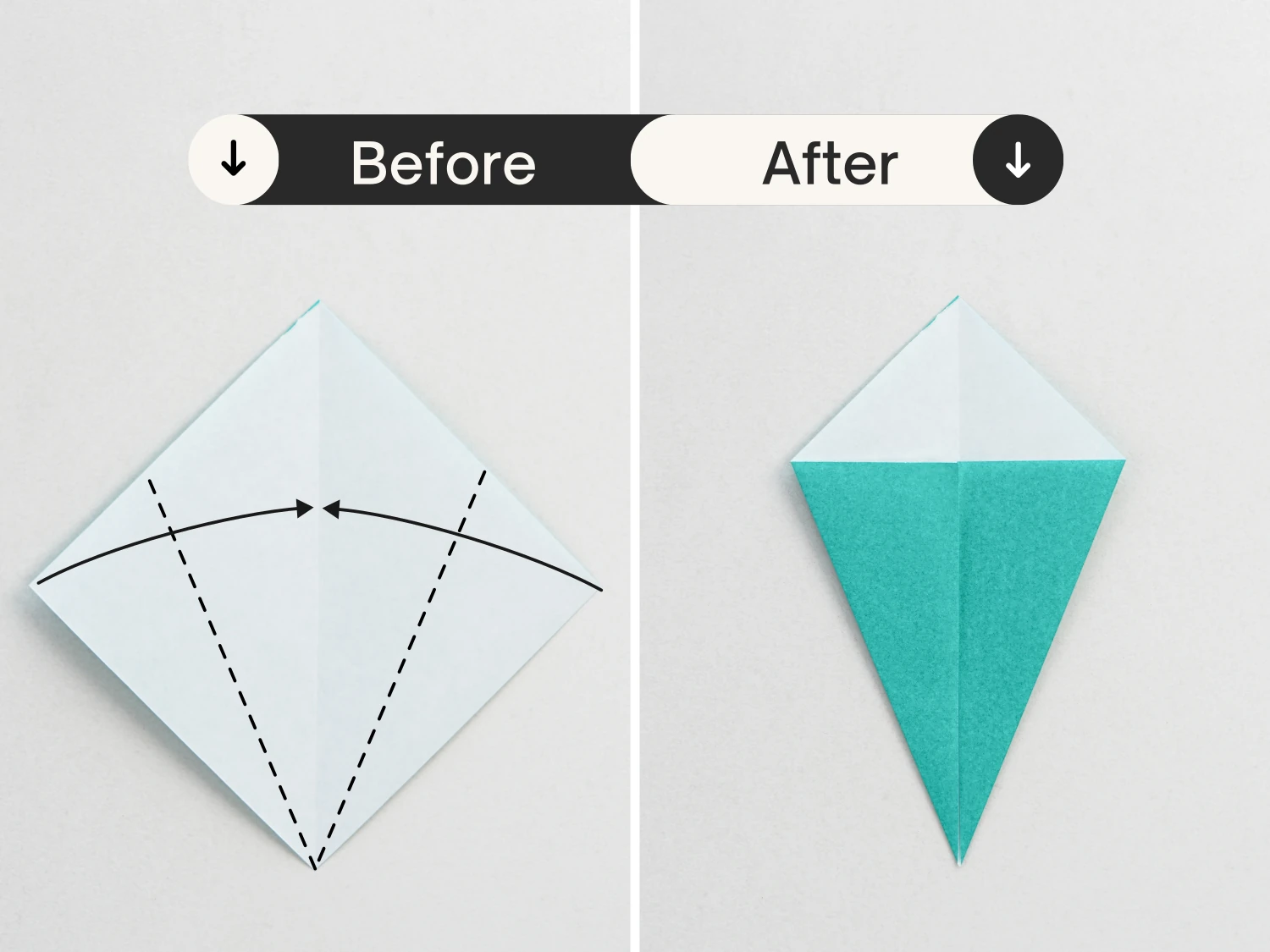 origami peach | Origami Ok