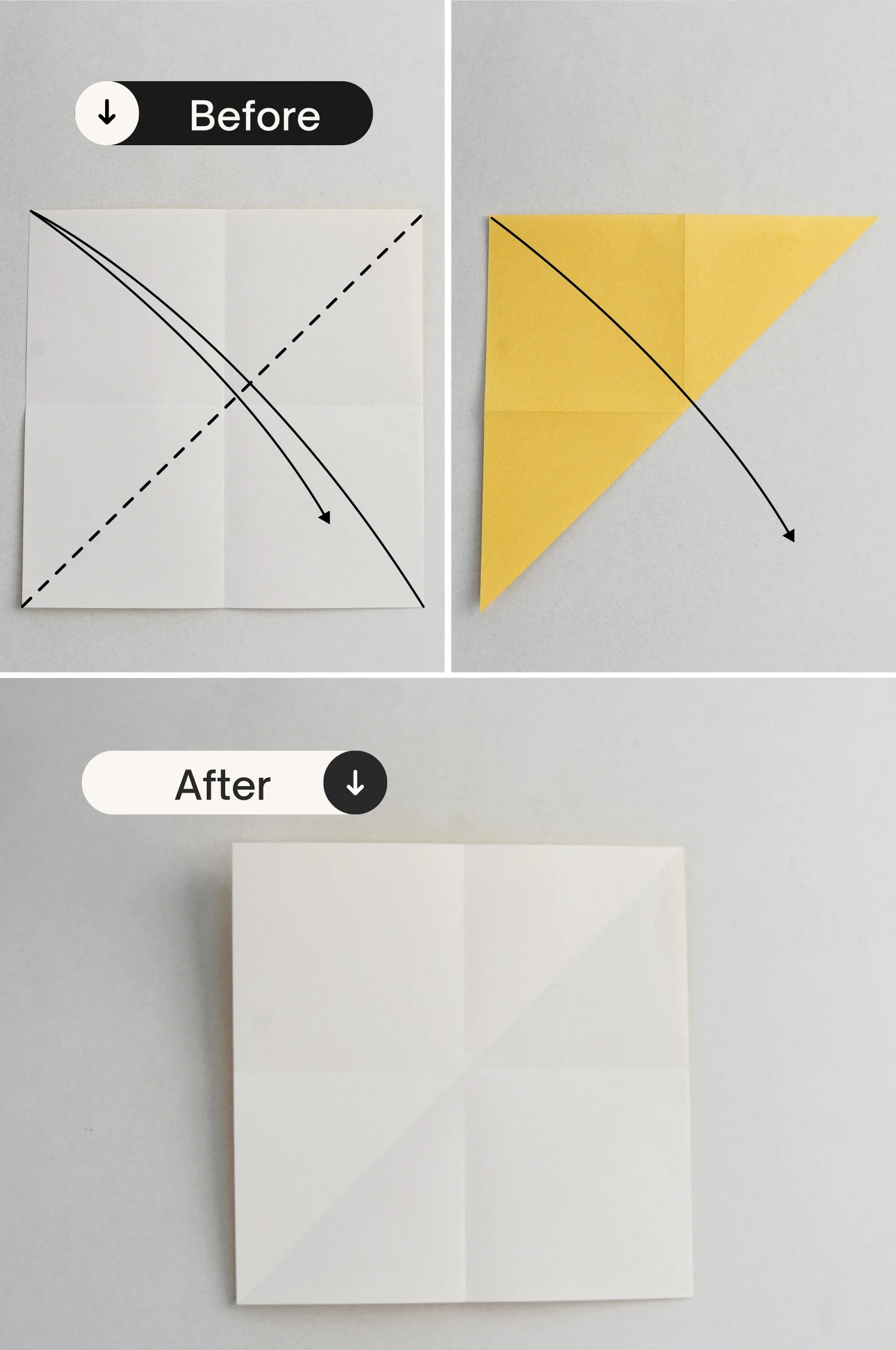 origami poached egg | Origami Ok