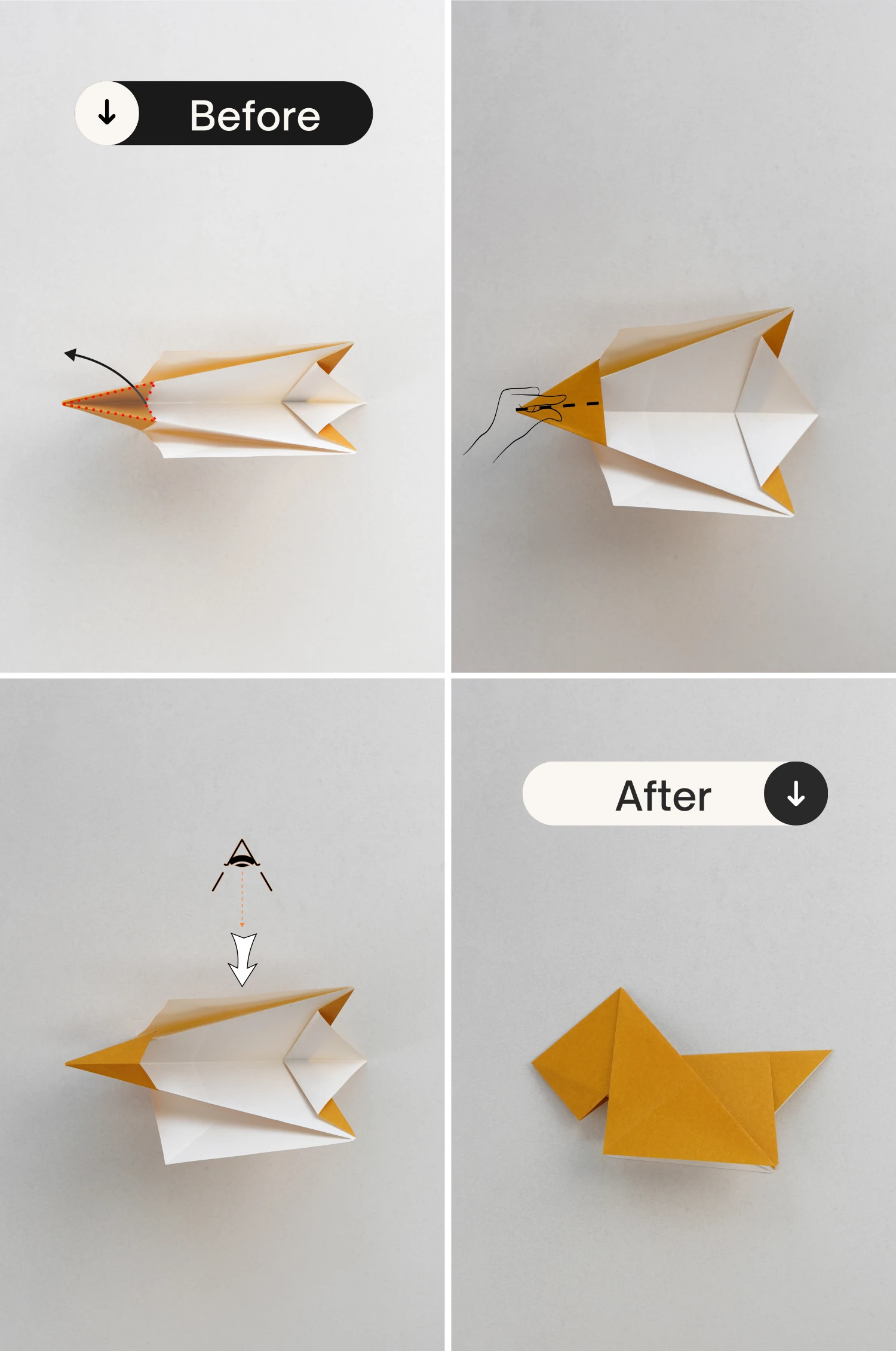 origami puppy | Origami Ok