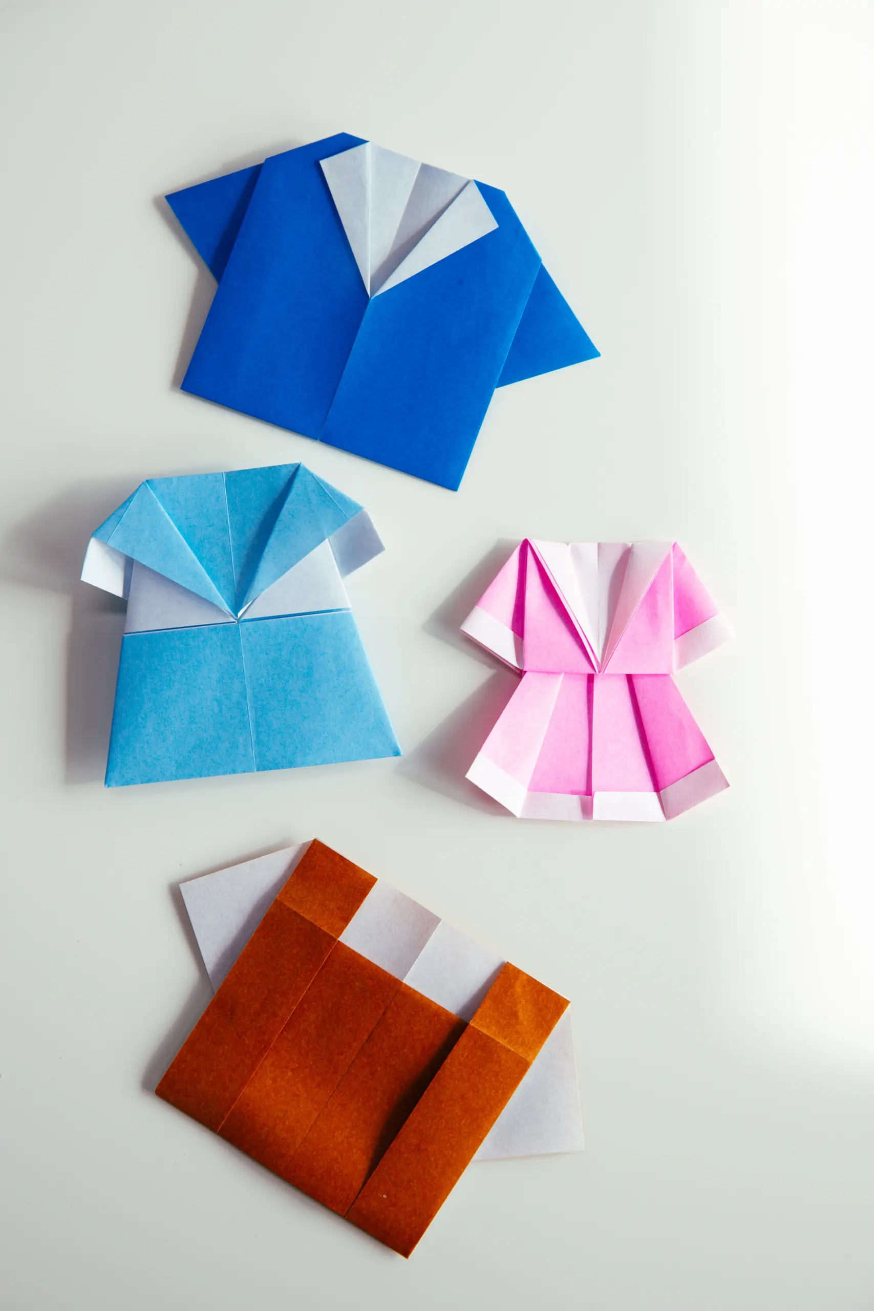 Origami navy skirt | OrigamiOK
