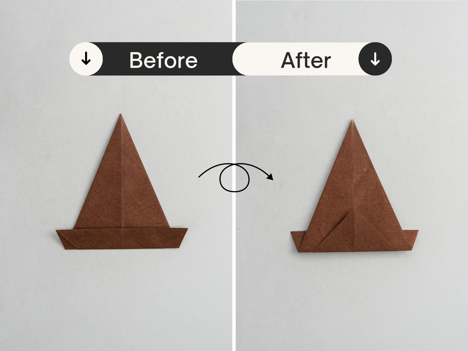 origami witch hat | Origami Ok