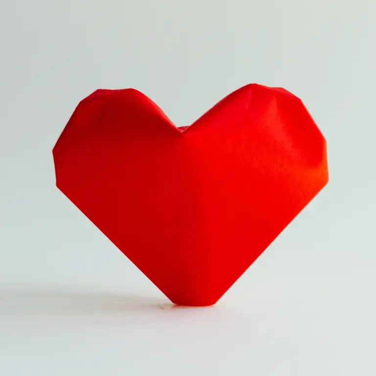 origami puffy heart | OrigamiOK