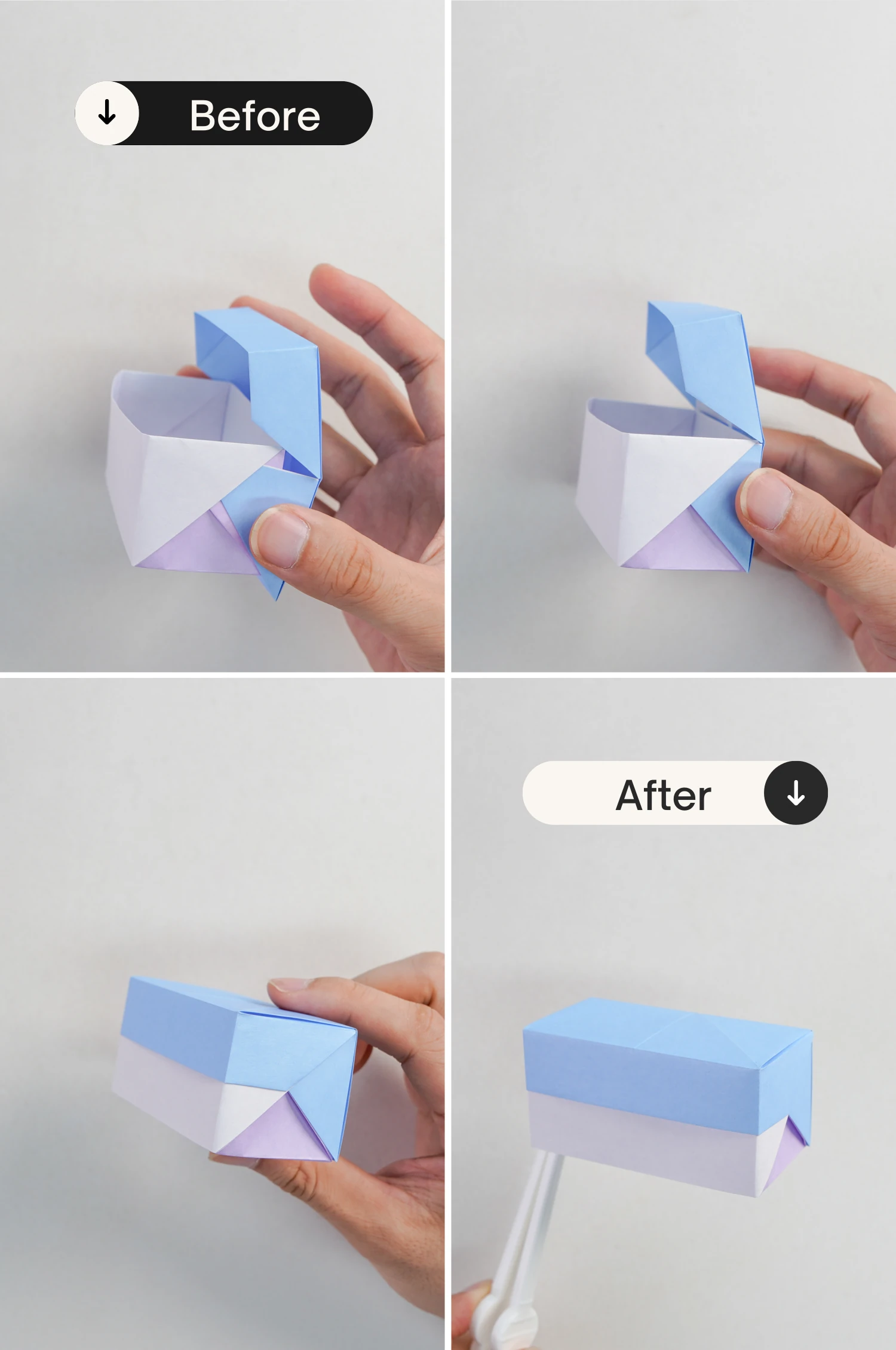 origami rectangle box | origamiok.com