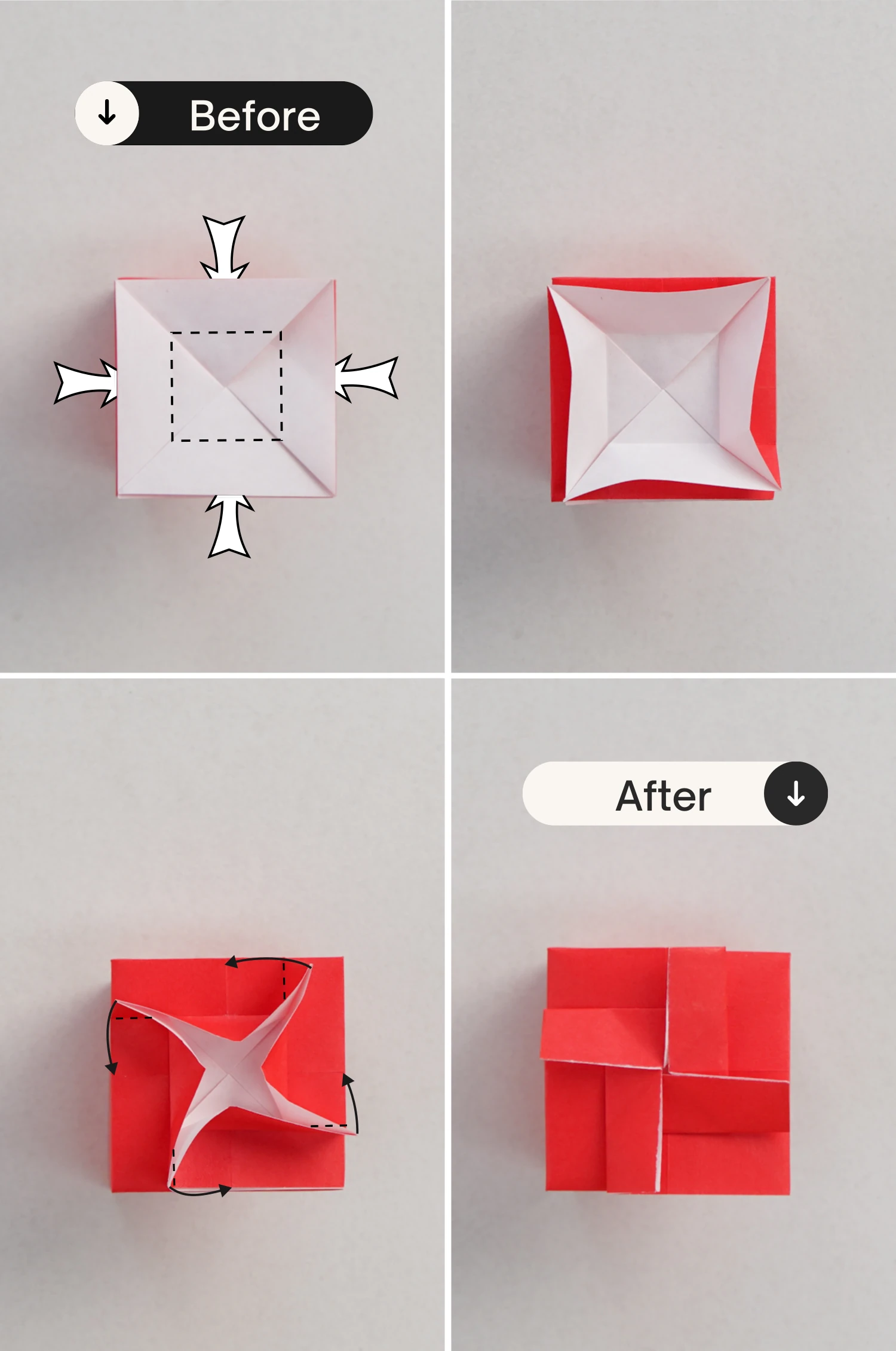 origami rose box | origamiok.com