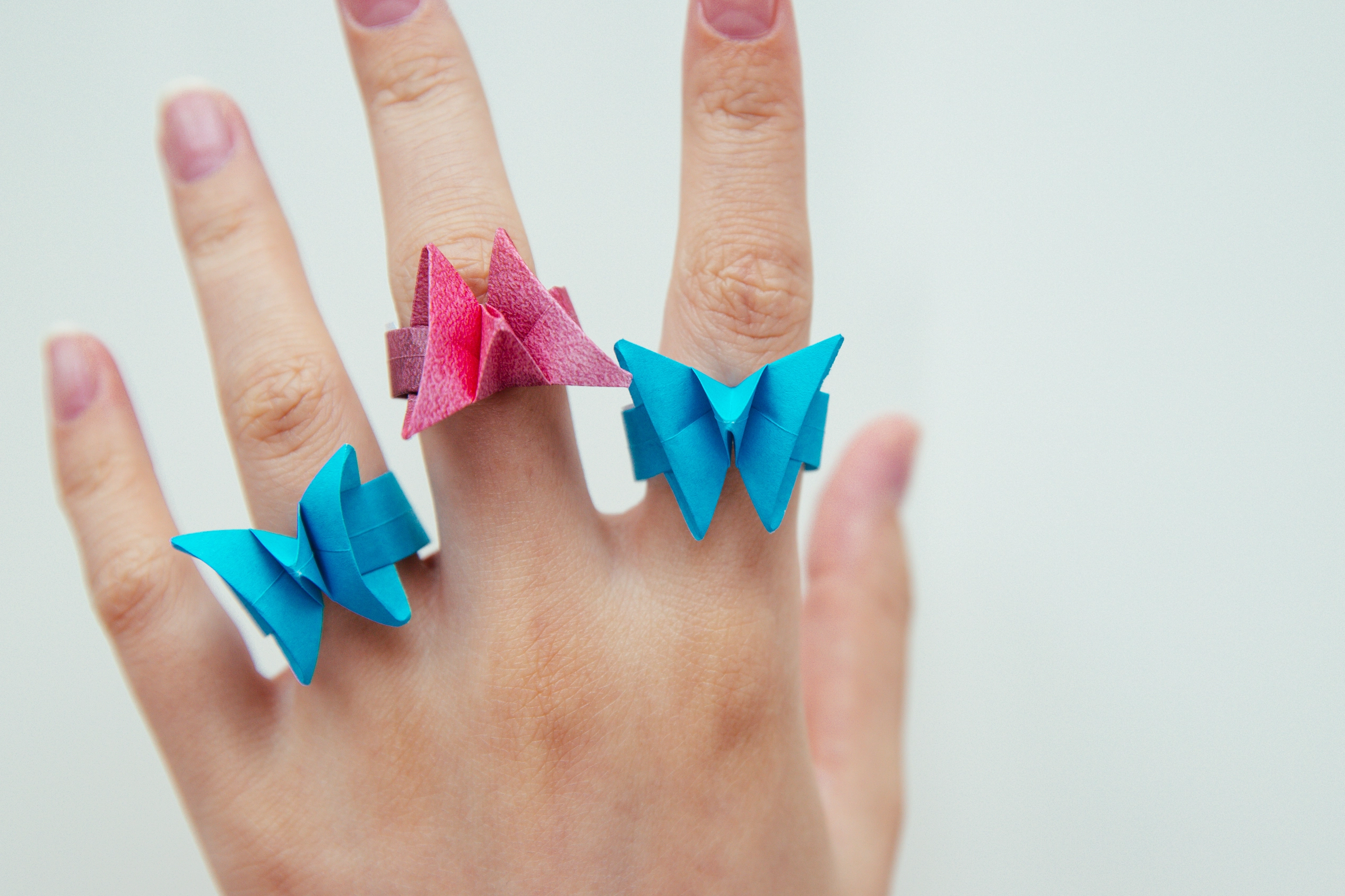 origami butterfly ring | origamiok.com