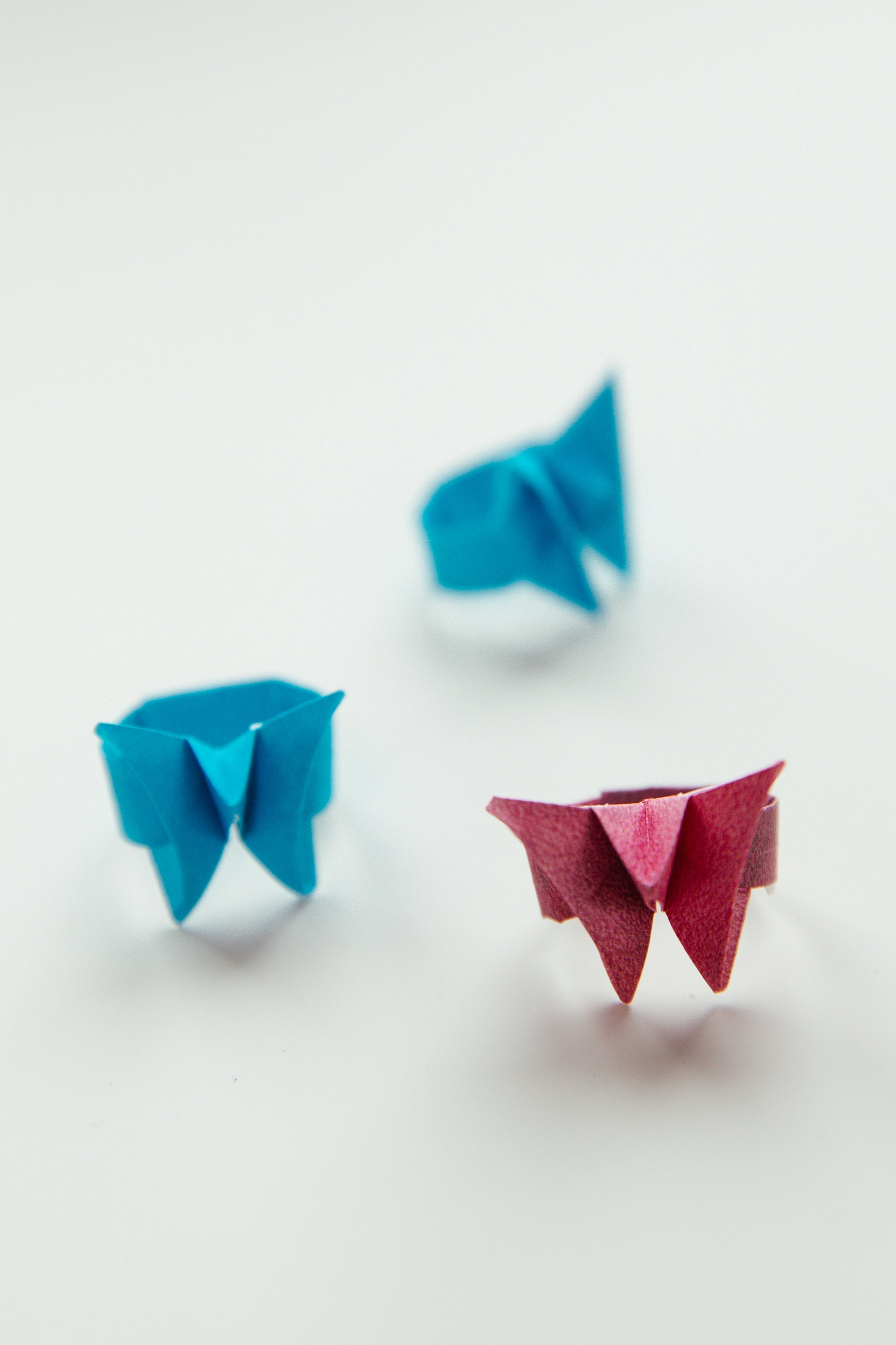 origami butterfly ring | origamiok.com